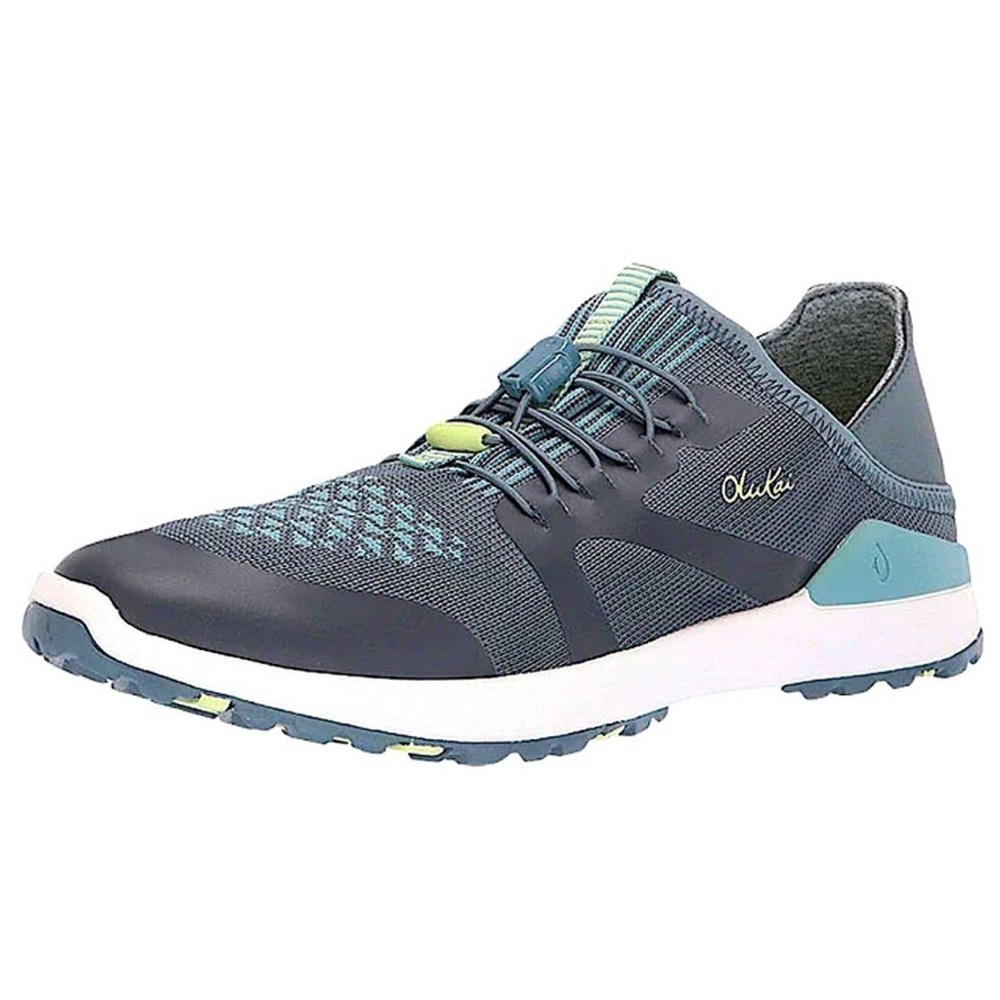 OLUKAI | Women’s Miki Foldable Trainer Sneakers in Iron Mineral Blue